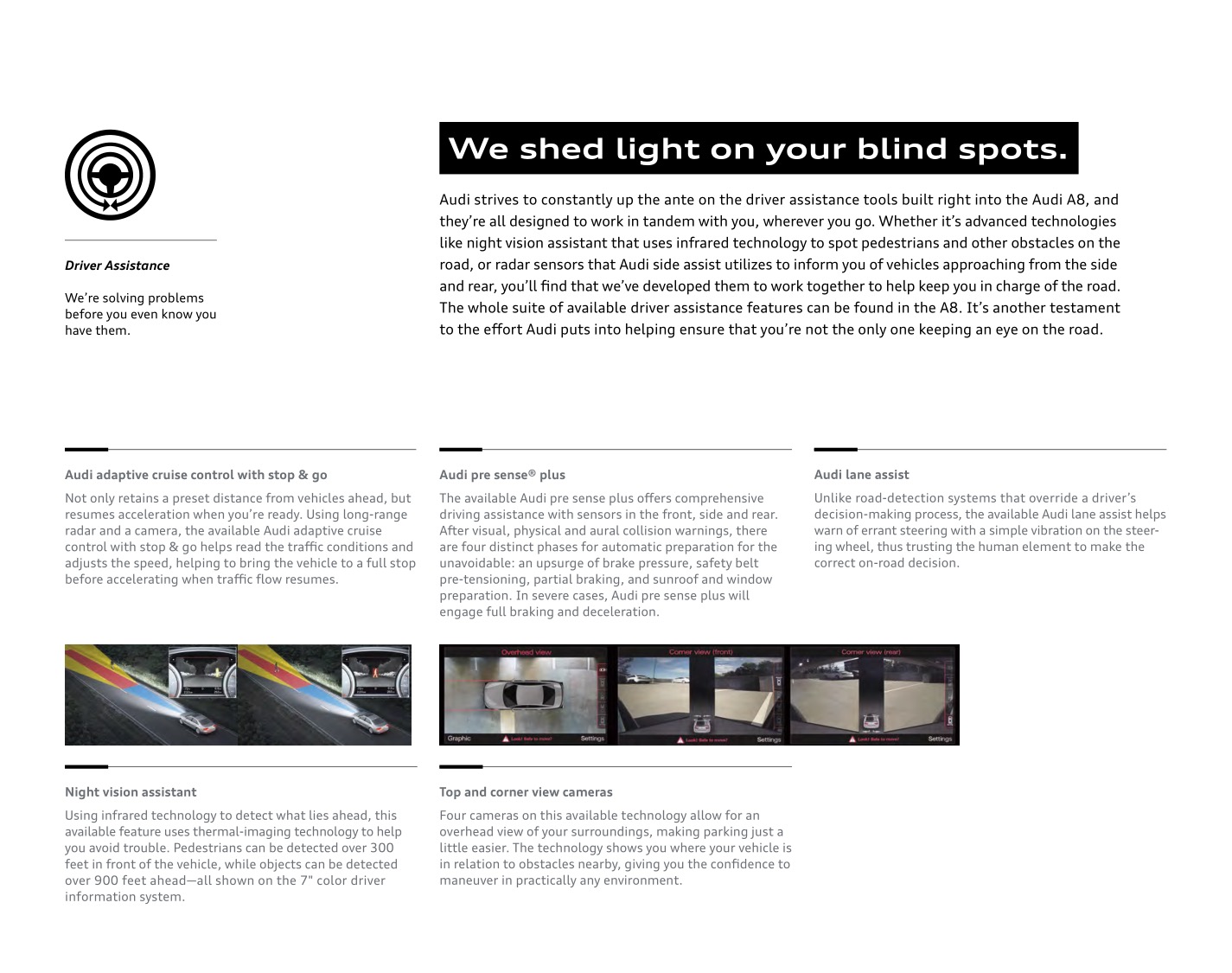 2014 Audi A8 Brochure Page 7